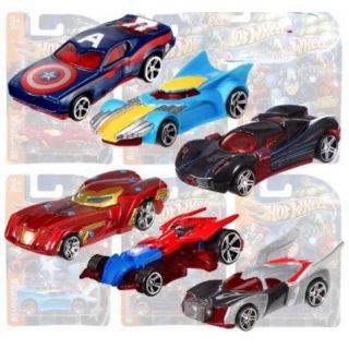 Avengers hotwheels die cast metal collectible cars 1's