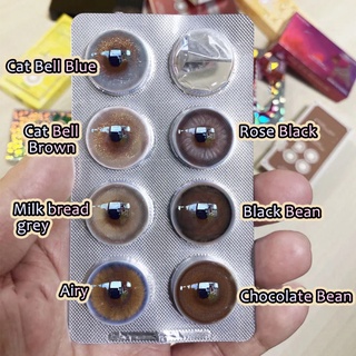 【COD & ready stock & give gifts】1 Pair=2PCS Contact lens Soft No Grade Power