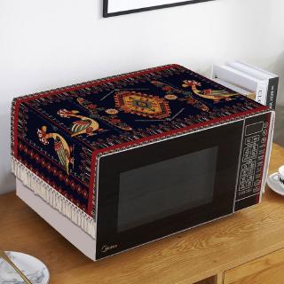 Microwave Oven Universal Dust Cloth Bohemian Printing Fort Protection (3)