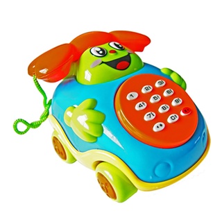 Cartoon Phone Toys with Light Music for Baby Kids Early Educational Developmental Toy Kids Gift