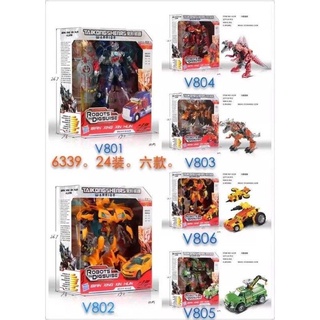 YCH toys Transformers Bumblebee Optimus Prime Robot car v801-v806