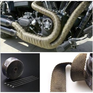 5M Car Motorcycle Exhaust Wrap Pipe Header Heat Wrap Turbo
