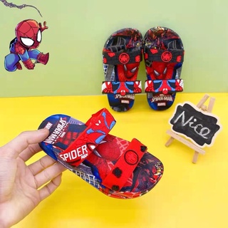 KASAI Children Sandals For Kids Boys Summer Non-slip Sandals for kids new spiderman two strap put on (2)
