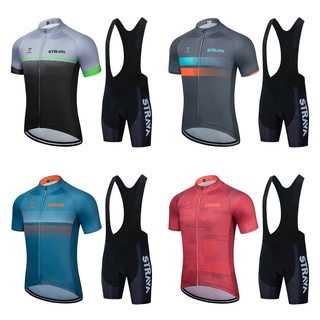 2022 Pro Cycling Jersey Set Summer STRAVA Cycling Mountain Bike Clothes Bicycle Clothing MTB Bike Cycling Clothing Cy