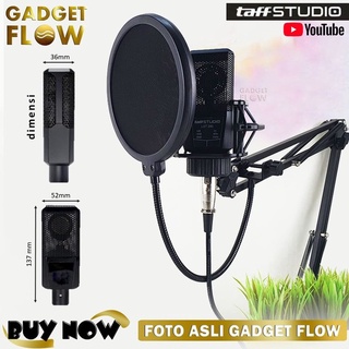Gmark Microphone Package Lgt-240 Lgt240 Black Pop Filter Arm Stand (1)