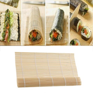 Cooling Mats┋Bamboo Sushi Mat Onigiri Rice Roller Rolling Maker Tool Supply For Kitchen Home (5)