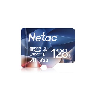 Netac P500 128GB TF Card Micro SD Card U3 V30 100MB/S High Speed Memory Card Camera Dashcam Monitors Micro SD Card
