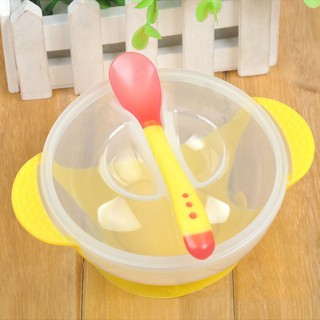 Baby Feeding Training Spoon Bowl 3pcs/set (7)