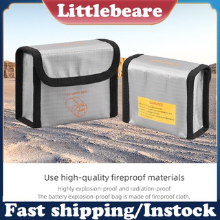 <littlebeare> Portable Battery Explosion-proof Bags Fireproof Storage Pouch for DJI Mavic Mini