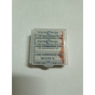 Sony AA/AAA rechargeable battery with case
