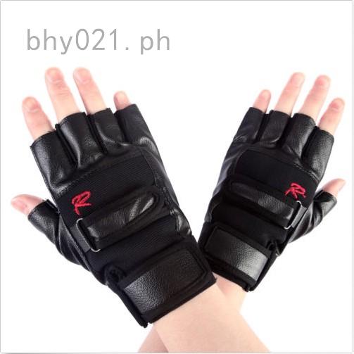 Pro Weight Lifting Gym Exercise Training Sports Fitness Sports PU Leather Gloves