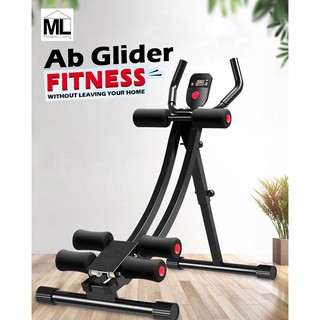 HIgh Quality AB Gliders Trainer Roller With LED Monitor Abdominal Training Device