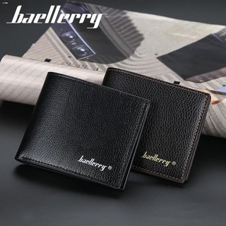 Crossbody & Shoulder Bags✸D0810 Baellerry Men's Wallets Leather Solid Luxury Wallet Men Pu Leather S