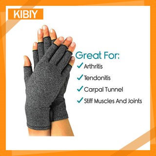 1 Pair Arthritis Compression Glove Osteoarthritis Rheumatoid Open Finger Thumb Gloves