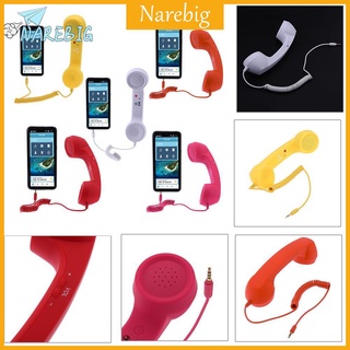♡NAREBIG♡Retro Anti-radiation Telephone Phone Call Receiver 3.5 MM Socket Handset