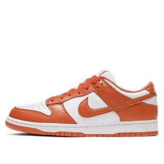 SB Dunk Low "Syracuse" White Orange Men's and Women's Sports Basketball Shoes Skateboard Shoes
