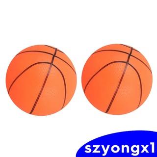 Best sale！ 2pcs Mini Bouncy Basketball Indoor/Outdoor Sports Ball Kids Toy Gift Orange