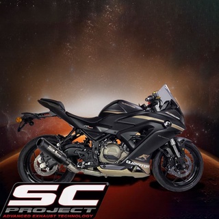 Exhaust & Emissions♕51mm SC Project Canister Motorcycle Stainless Steel Exhaust Moto Muffler For Yam (2)