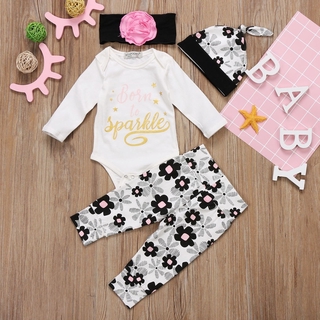 4x Newborn Infant Baby Boy Girl Outfits Clothes Set (3)