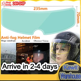 Anti Fog Helmet Film Rainproof Membrane Anti-fog Film Anti-Fog Lens Helmets For Safe Driving