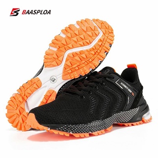 Baasploa Women New Non-Slip Shock Absorption Sneakers Fashion Outdoor Hiking Shoes Breathable Tenis (1)