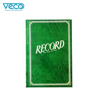 88 Record Book (1pc); with printed page numbers for security, 160 pages, size: 7.25 inches x 10.75 (1)