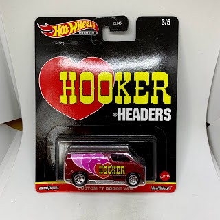Hot Wheels Hooker Headers Custom 77 Dodge Van