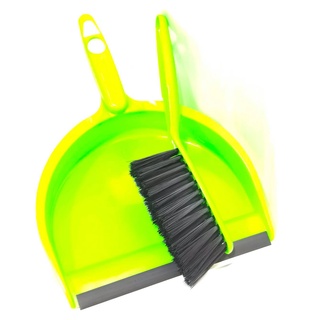 COD [#117] Medium Dustpan and Hand Broom Brush Set for Cleaning (6)