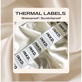(100pcs) Customized Thermal Sticker Labels