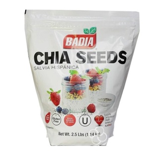 Badia Black chia seeds superfood 2.5 Ibs per pack