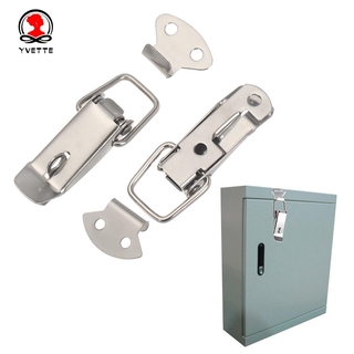 YVETTE Toggle Box Buckle Spring Lock Hasp Door Window Stainless Steel Catch Hardware Cabinet Box Case Luggage Accessories