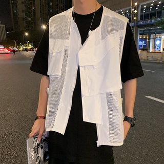 Spring And Autumn Thin Vest Male Loose ins Harbor Wind Tide Brand Casual