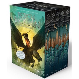 ✨NEW✨ [ONHAND] Percy Jackson and the Olympians Boxed Set: Books 1-5 (Paperback) by Rick Riordan (1)