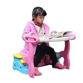 3in1 Multifunctional Table baby table & bench & storage Children's dining chair multi-funct (5)