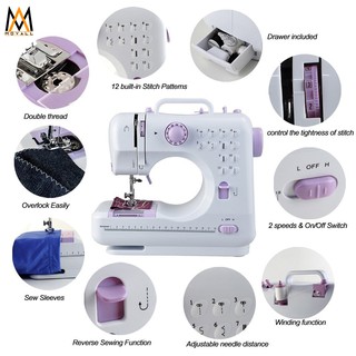 Movall Sew Simple 12-Stitch Sewing Machine (1)
