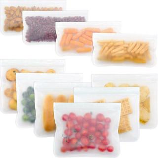 3PCS/5PCS Reusable Silicone Food Storage Bag Stasher Packaging Sealed Bags