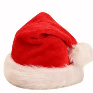 Plain Santa hat red for adult and kids (3)