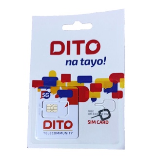 DITO SIM CARD 5G WITH FREE DATA and SIM EJECTOR PIN