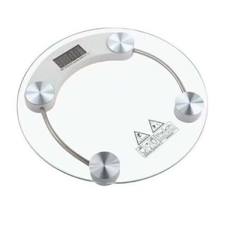 Digital Tempered Glass Personal Human Weighing Scale Square Type