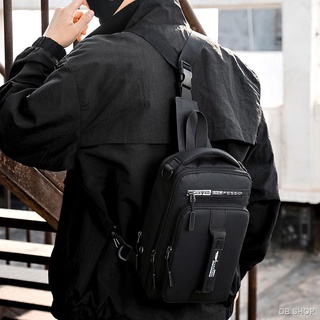 DB.SHOPMulti-functional chest package three back method 】 【 male inclined small backpack bag, single shoulder bag student