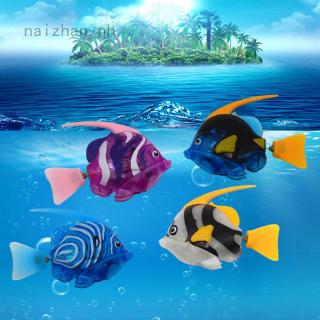 naizhan Electric Flash Robot Swim Fish Simulation LED Robofish Clownfish Aquarium Toy