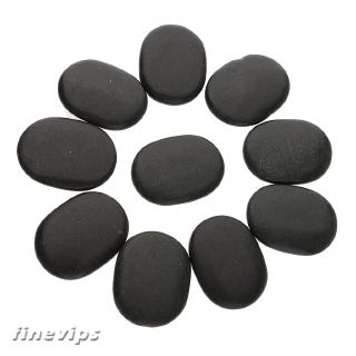 Ready Stock 10pcs Hot Spa Rock Basalt Therapy Massage Lava Natural Stones 4*3cm