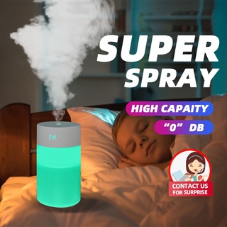 Night Light Super Spray Humidifier Mini Essential Oil Diffuser Ultrasonic Aromatherapy Diffuser