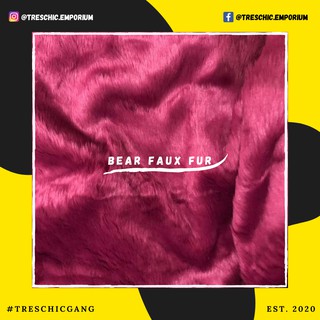 [TCE] Faux Bear Fur Flatlay - 18x18 inches ♡