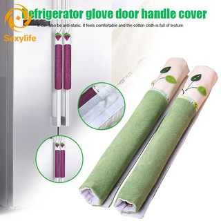 Refrigerator Door Handle Protective Covers Keep Kitchen Appliance Clean from Smudges Fingertips Dri