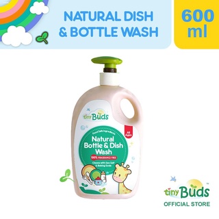 ▣✢✉Bottle-feeding✈☽Tiny Buds Natural Dish Wash & Baby Bottle Cleanser Fragrance Free (6