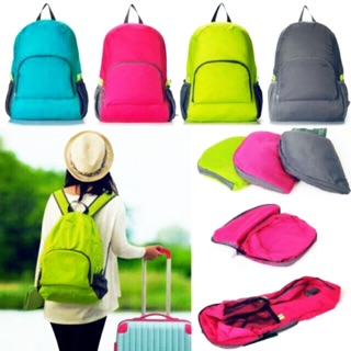 ♥️✔️ Waterproof Foldable Back Pack portable 2 way travel bag