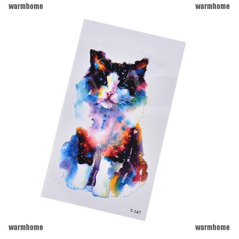 WHPH Sexy Cat Waterproof Temporary Tattoo Stickers Necklace Bracelet Tattoo