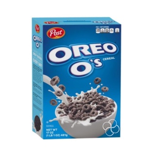 OREO O'S Breakfast Cereal NEW!!!! | Post Oreo O's Breakfast Cereal, Oreo Cookie 481g (1)