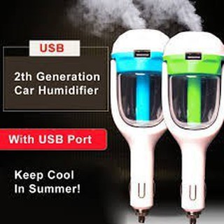 USB Car Charger Humidifier with USB Output